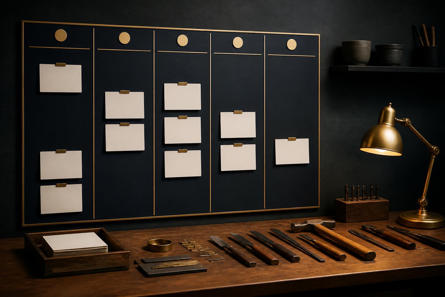 Editorial illustration for Kanban and Kaizen